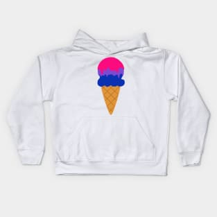 Bisexual LGBT Pride Ice Lolly Kids Hoodie